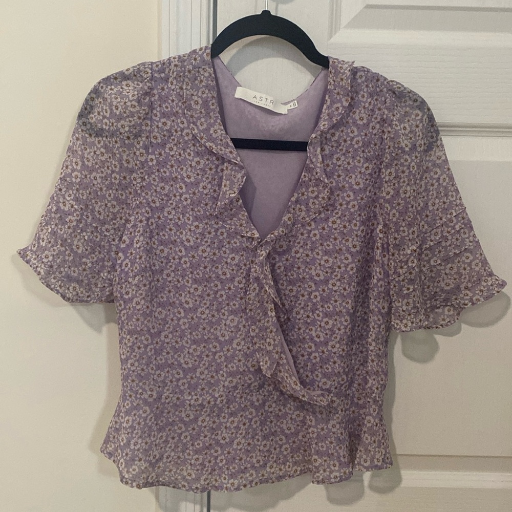 ASTR The label flower shirt